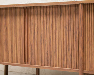 Sinalias Tambour Door Credenza