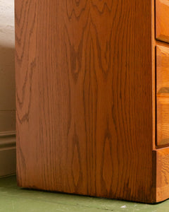 Oak Vintage Highboy Restored