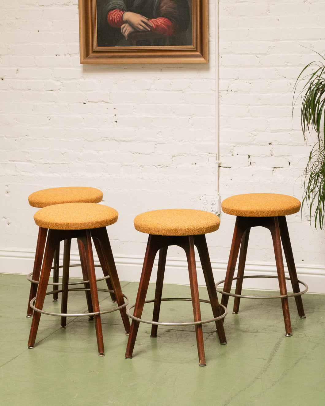 1960’s Walnut Bar Stools