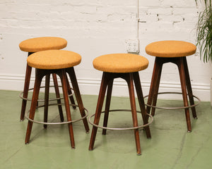 1960’s Walnut Bar Stools