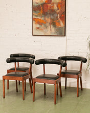 Load image into Gallery viewer, Black Horn Dining Chairs
