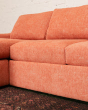 Load image into Gallery viewer, Hauser Sectional Sofa in Amadeo Tangerine
