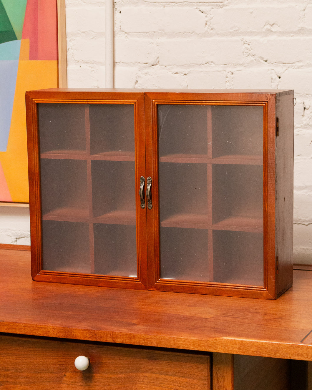 Wood Cabinet for Coffee Cups