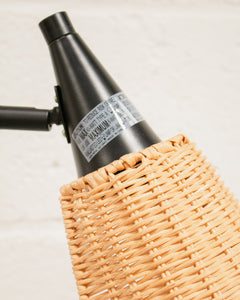 Rattan Cone Floor Lamp