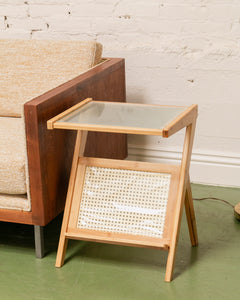 Blonde Magazine Side Table