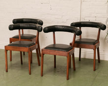 Load image into Gallery viewer, Black Horn Dining Chairs
