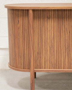 Sinalias Tambour Door Credenza