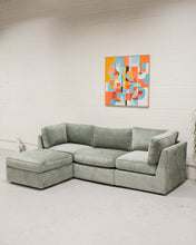 Load image into Gallery viewer, Barney Modular Sofa in Belmont Jade 4 Piece
