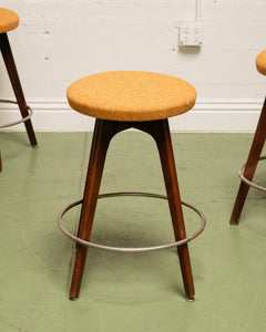 1960’s Walnut Bar Stools