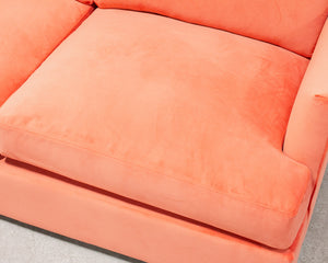 Michonne Sofa in Coral Pink