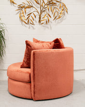 Load image into Gallery viewer, Bianca Swivel Chair in Rust
