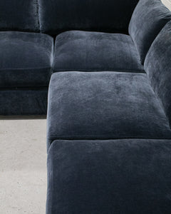 Michonne Sectional Sofa in Amici Indigo