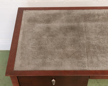 Load image into Gallery viewer, Leather Top Drexel Desk
