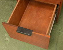 Load image into Gallery viewer, Walnut Restored Executive Mid Century Desk
