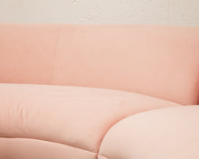 Load image into Gallery viewer, Aria 3 Piece Curved Sofa in Royale Blush
