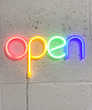 Load image into Gallery viewer, Rainbow LED Open Sign
