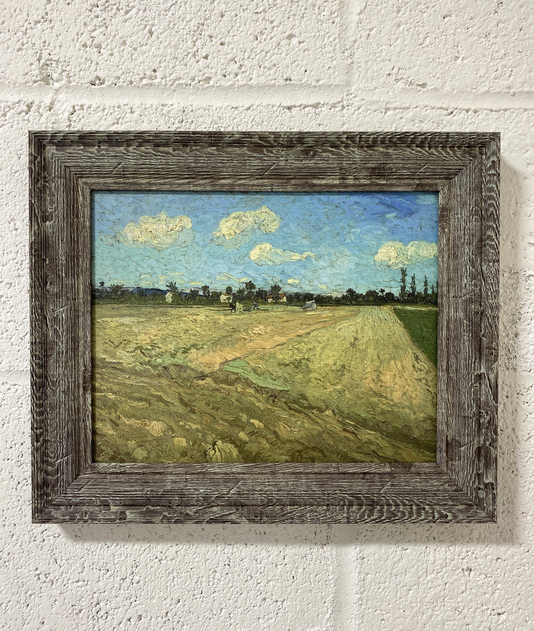 Ploughed Fields the Furrows by Vincent Van Gogh