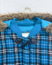 Load image into Gallery viewer, Plaid Hooded Bomber Jacket (3XL)
