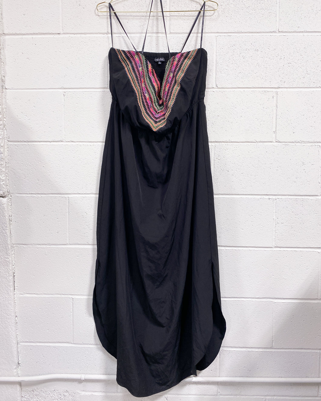 City Chic Sleeveless Black Dress (M)