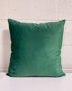 Emerald Green Velveteen Pillow