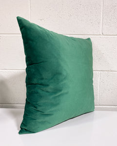 Emerald Green Velveteen Pillow