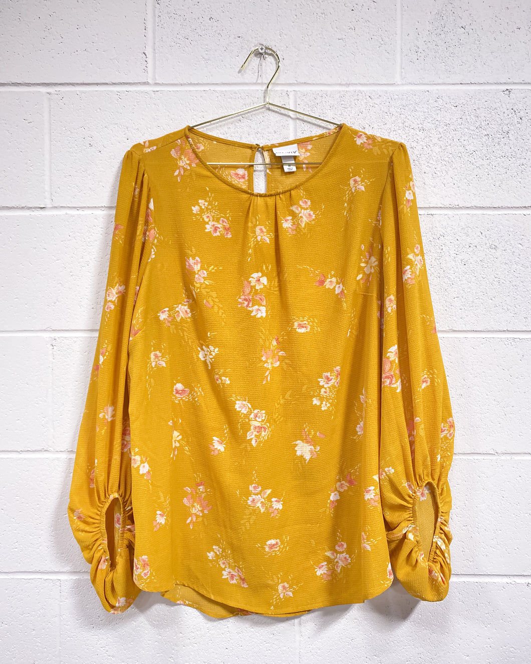 Gold Ava & Viv Blouse - As Found (1X)