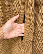 Load image into Gallery viewer, Fashion to Figure Caramel Knit Poncho (3)
