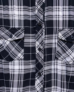 Torrid Black and White Plaid Blouse (2)