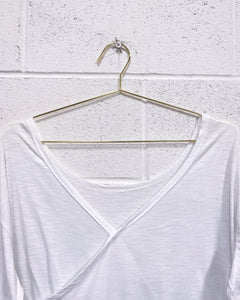 White Deconstructed Blouse