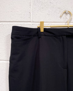 Black Cropped Slacks (22W)