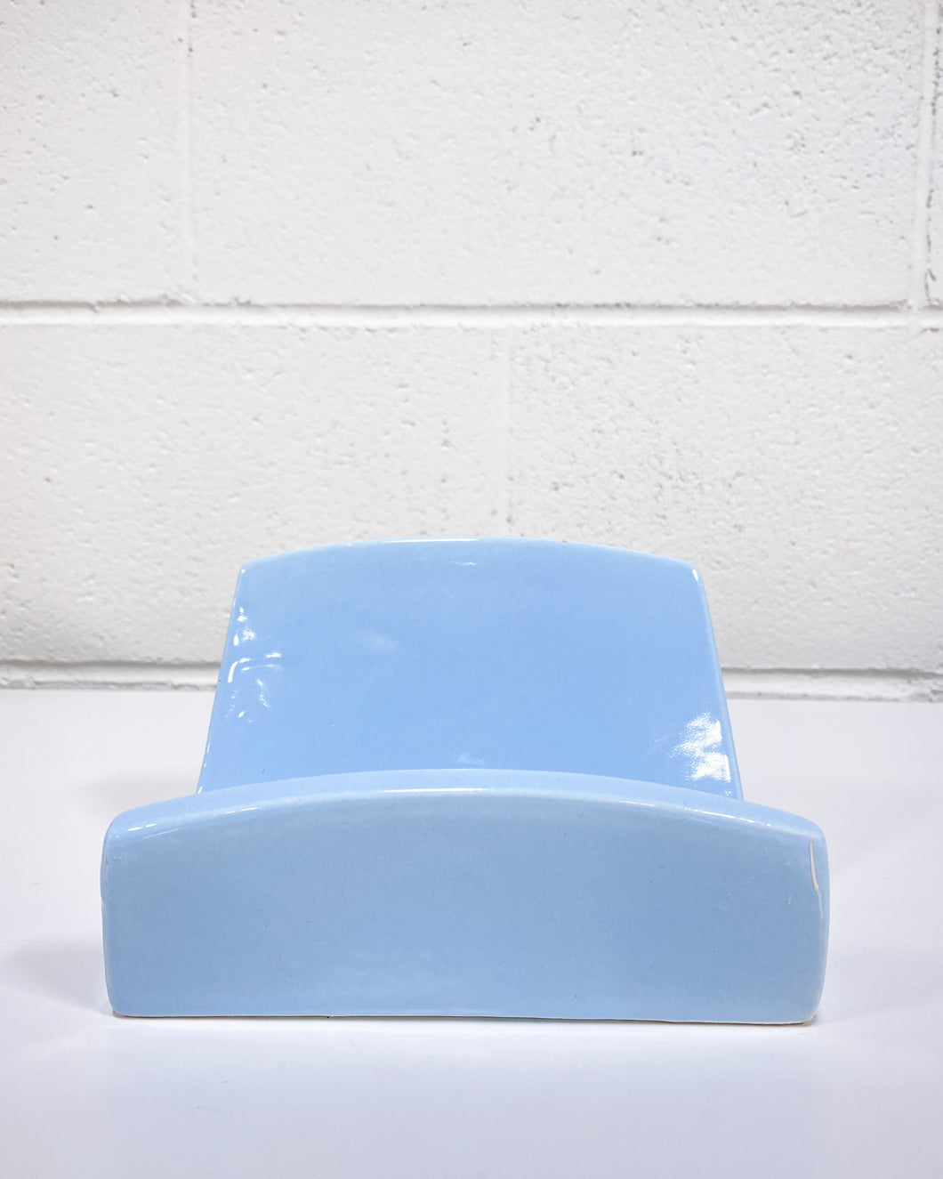 Vintage Blue Haeger Ceramic Napkin Holder