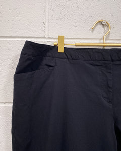 Lane Bryant Black Cropped Slacks (22)