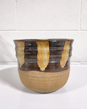 Load image into Gallery viewer, Stoneware Planter in Earth Tones
