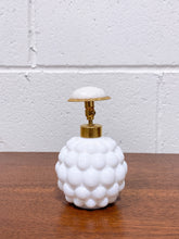 Load image into Gallery viewer, Vintage HolmSpray Bubble Milk Glass Perfume Bottle &quot;As Found&quot;
