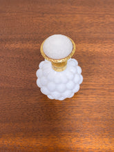 Load image into Gallery viewer, Vintage HolmSpray Bubble Milk Glass Perfume Bottle &quot;As Found&quot;
