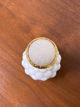 Load image into Gallery viewer, Vintage HolmSpray Bubble Milk Glass Perfume Bottle &quot;As Found&quot;
