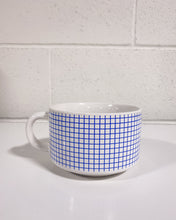 Load image into Gallery viewer, Large Blue Graph Mug
