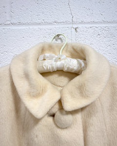 Vintage Cream Wool Coat