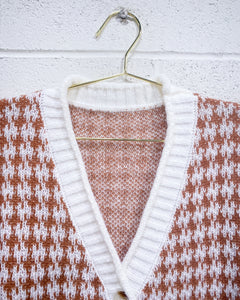 Caramel and Cream Cardigan (XL)