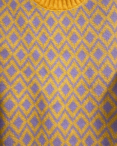 Lavender and Yellow Pullover (L)