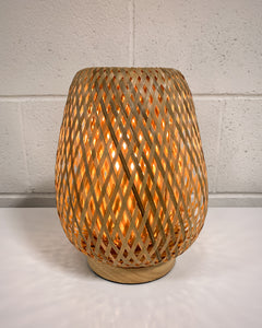 Woven Boho Bedside Lamp