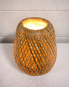 Woven Boho Bedside Lamp