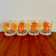 Load image into Gallery viewer, Set of Four Flower Power Acrylic Tumblers
