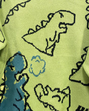 Load image into Gallery viewer, Green Dino Pullover Sweater (XL)”
