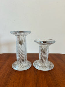 Glass Candle Stick Holder Kosta Boda