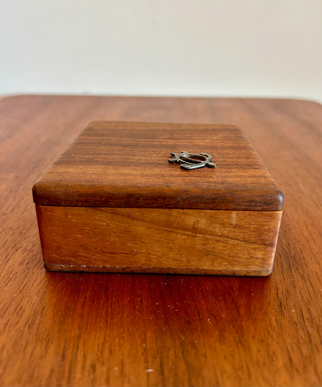 Wooden Turtle Jewelry Box