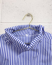 Load image into Gallery viewer, Striped Cotton Blouse with Black Buttons (L)
