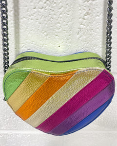 Heartshape Rainbow Purse