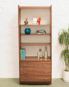 Brazilian Rosewood Danish Walnut Shelf