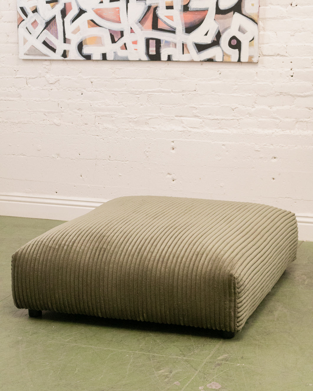 Bailey Corduroy Ottoman